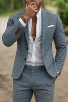 Men's Slim Fit Two Piece Suit Set - Image 2