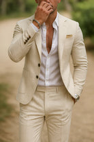 Men's Slim Fit Two Piece Suit Set - Image 5