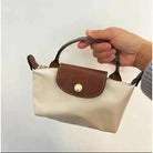 Women Mini Crossbody Bag Top Handle Two-Tone Flap - Image 4
