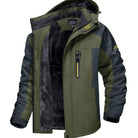 Men's Heavy Duty Fleece Lined Hooded Winter Jacket