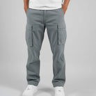 Men's Relaxed Fit Multi-Pocket Streetwear Cargo Pants - Image 8