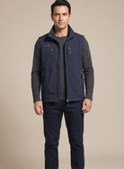 Men's Multi-Pocket Cargo Vest Sleeveless Lightweight Utility - Image 6