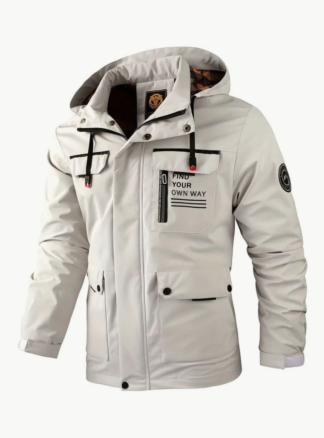 Men's Waterproof Insulated Hooded Winter Jacket - Image 3