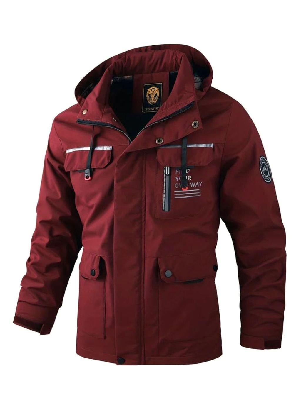 Men's Waterproof Insulated Hooded Winter Jacket - Image 5
