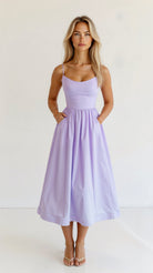 Women Sleeveless Elegant Midi Dress - Image 6