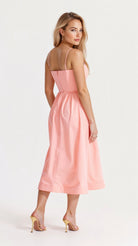 Women Sleeveless Elegant Midi Dress - Image 2