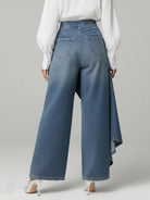 Stylische Damen High-Waisted Weitbein Jeans mit Relaxed Fit - Image 2