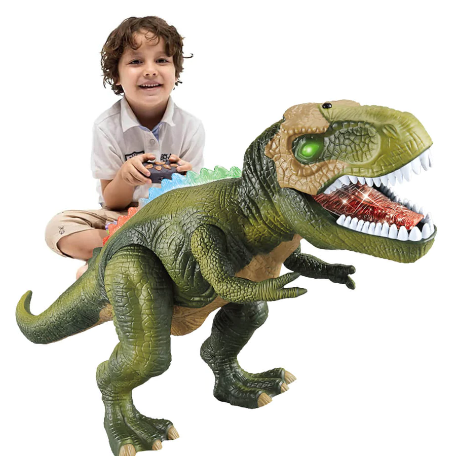 RC Walking Roaring Remote Control Dinosaur Toy LED Lights Sounds - Image 4