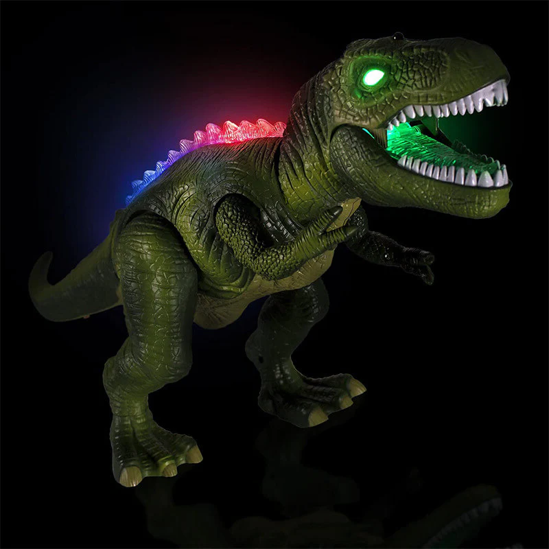 RC Walking Roaring Remote Control Dinosaur Toy LED Lights Sounds - Image 5