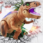 RC Walking Roaring Remote Control Dinosaur Toy LED Lights Sounds - Image 3