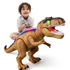 RC Walking Roaring Remote Control Dinosaur Toy LED Lights Sounds