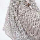 Women Rhinestone Evening Bag Triangle Knotted Clutch - Image 13