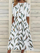 Sela™ – Küstenblumen Midi Kleid - Image 3