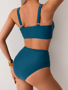 Women High Waisted Bikini Set Two Piece Tummy Control - Image 18