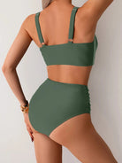 Women High Waisted Bikini Set Two Piece Tummy Control - Image 9