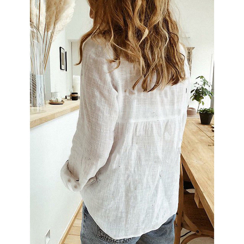 Women Plus Size Loose Fit Casual Summer Blouse Bird Print - Image 10