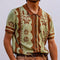 Men's Striped Polo Shirt Lightweight Summer Casual