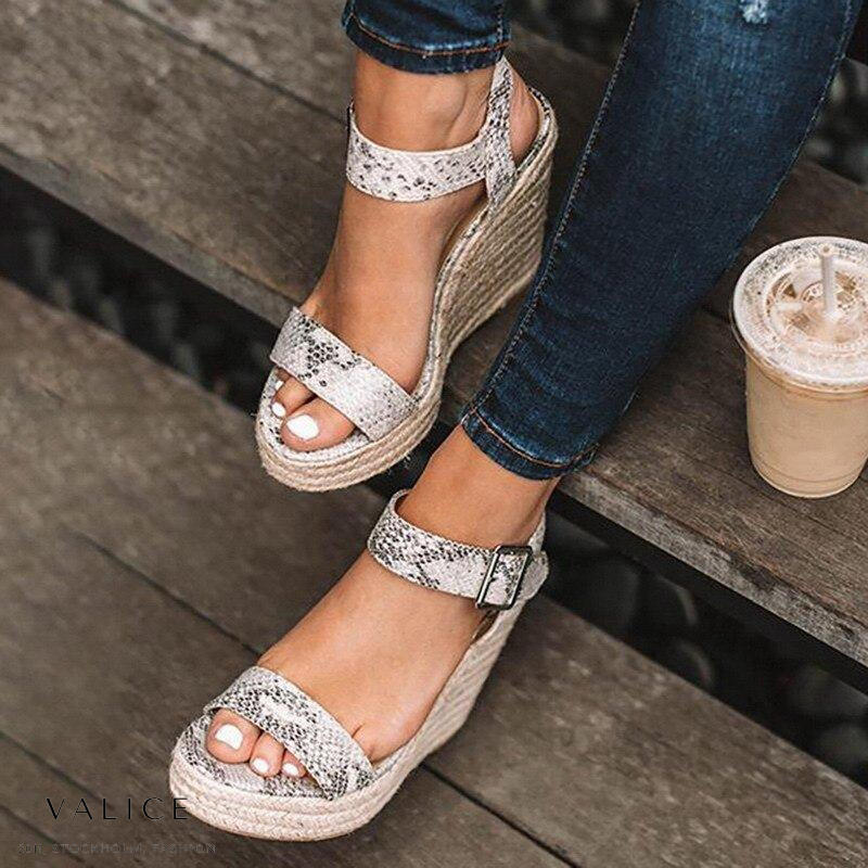 Women's Orthopedic Wedge Sandals Arch Support Comfortable Heels - Image 5