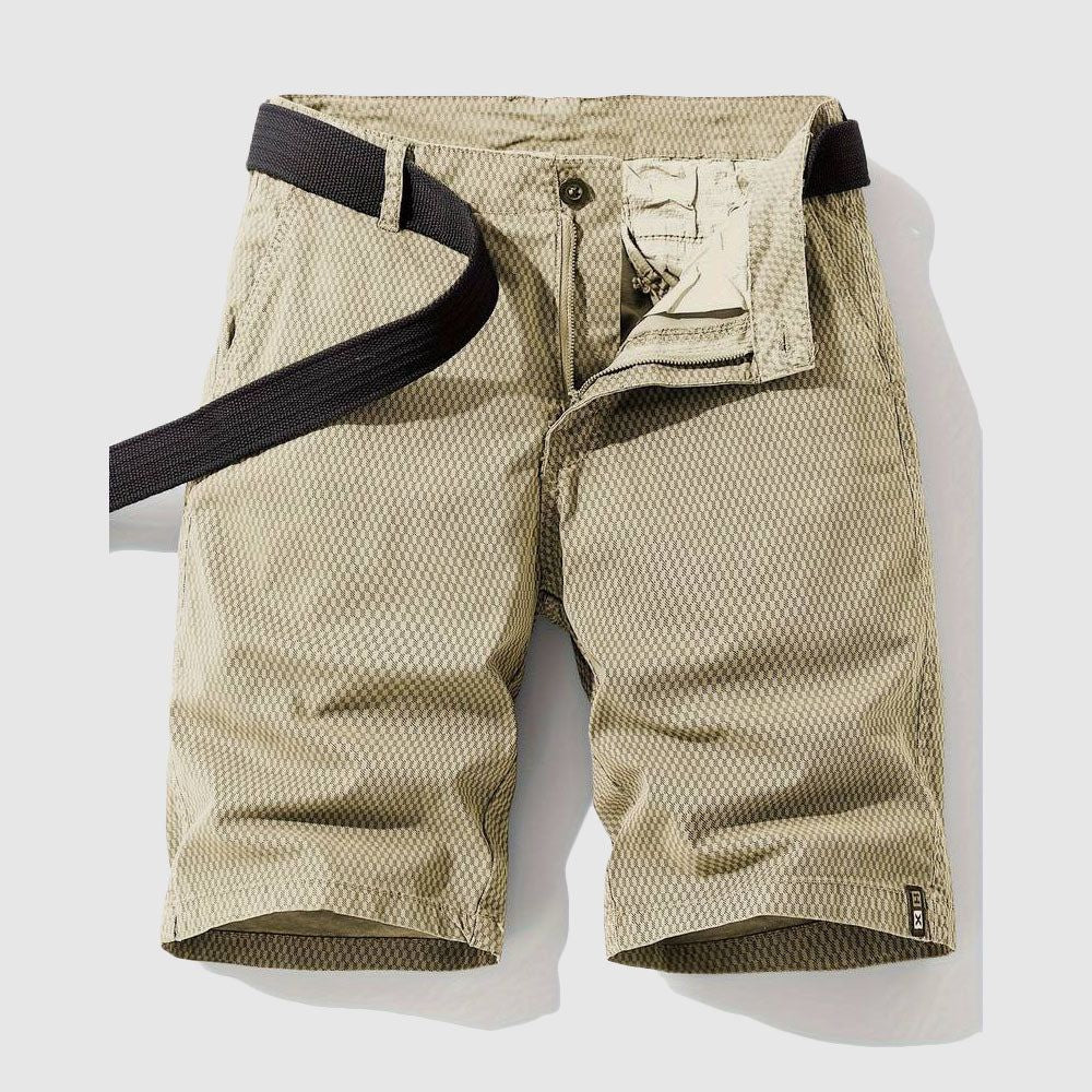 Men's Breathable Casual Shorts Zipper Pockets
