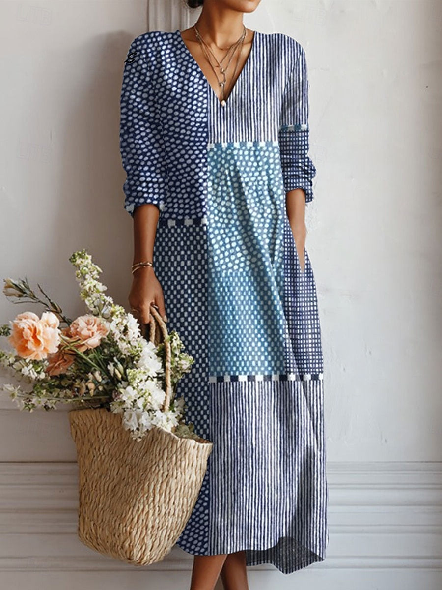 Women's Casual Everyday Dress with Pockets Relaxed Fit