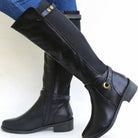 Women Orthopedic Leather Knee-High Riding Boots