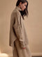Women 2 Piece Knit Lounge Set Oversized Turtleneck Wide Leg