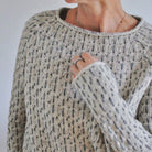 Women's Relaxed Fit Chunky Knit Crew Neck Pullover Sweater - Image 3