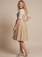 Women's Traditional Lace-Up Corset Knee-Length Dirndl - Image 2