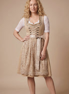 Women's Traditional Lace-Up Corset Knee-Length Dirndl - Image 4