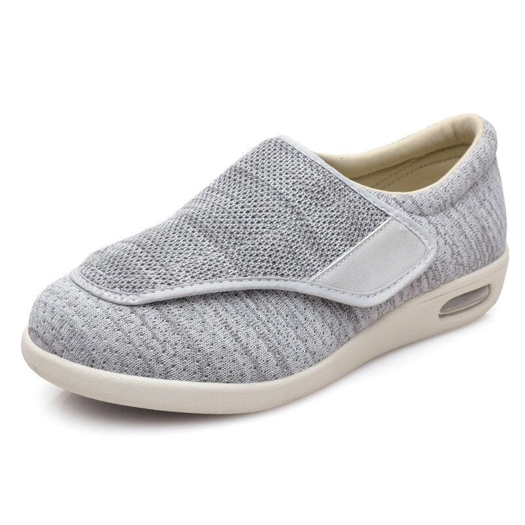 Women Wide Fit Mesh Slip On Shoes Adjustable Strap Air Cushion - Image 7