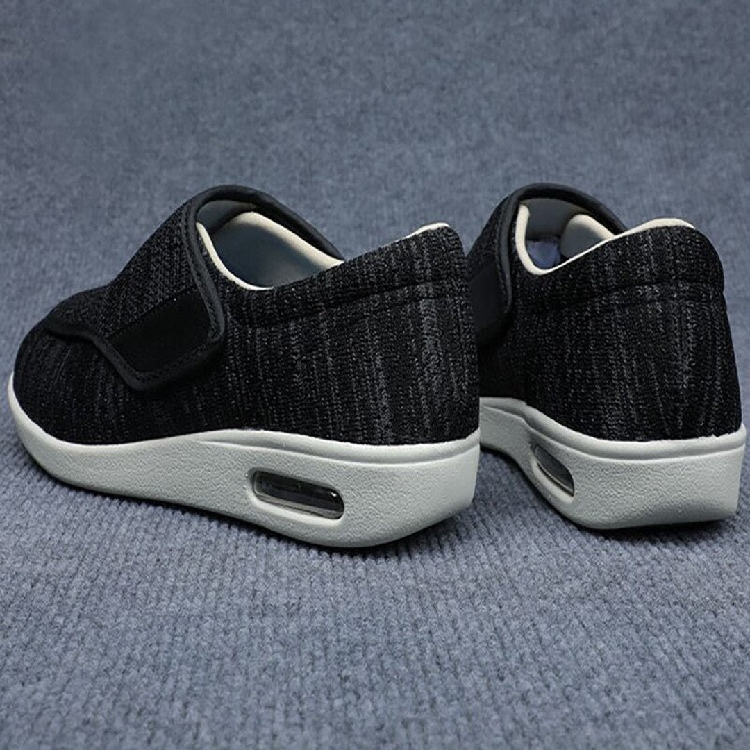 Women Wide Fit Mesh Slip On Shoes Adjustable Strap Air Cushion - Image 5